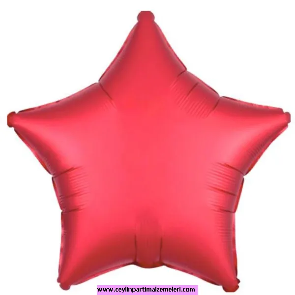 Kırmızı Yıldız Folyo Balon